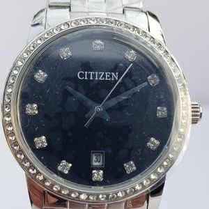 Citizen women's Stainless steel Crystal accents